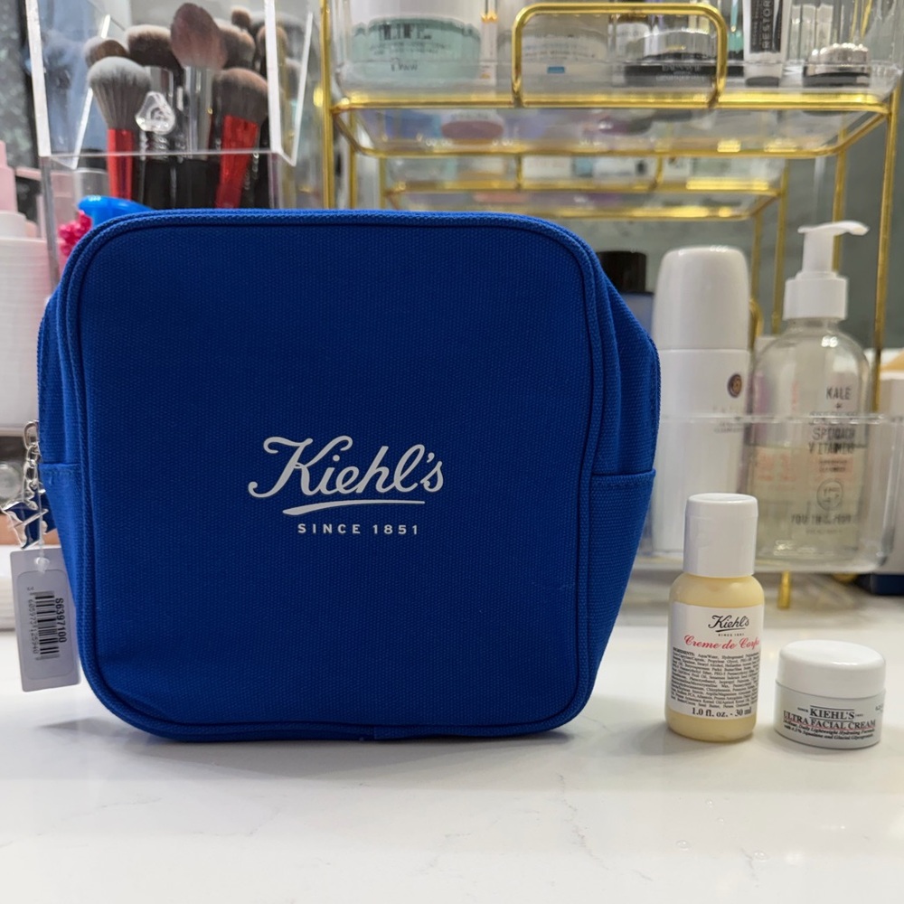 Kiehl's makeup bag/creams